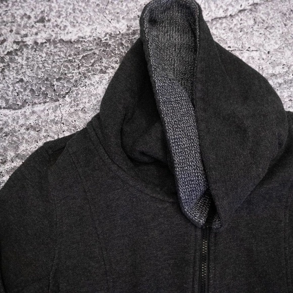 Puma Womans Sweatshirt Cowl Neck XS Asymmetrical full zip Hiking Running - Picture 5 of 13